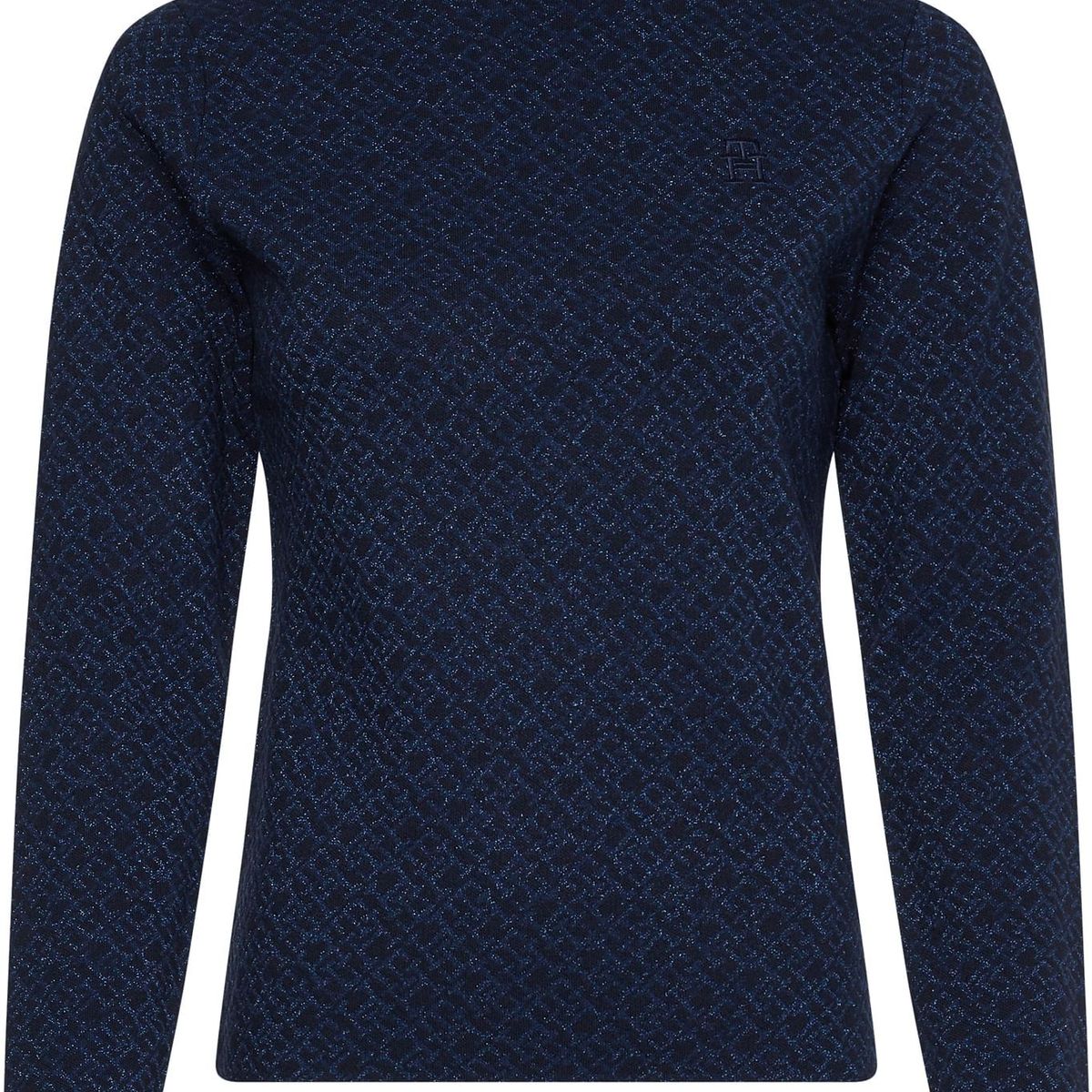 TOMMY HILFIGER - Saco Con Cuello De Tortuga Mujer Azul Tommy Hilfiger