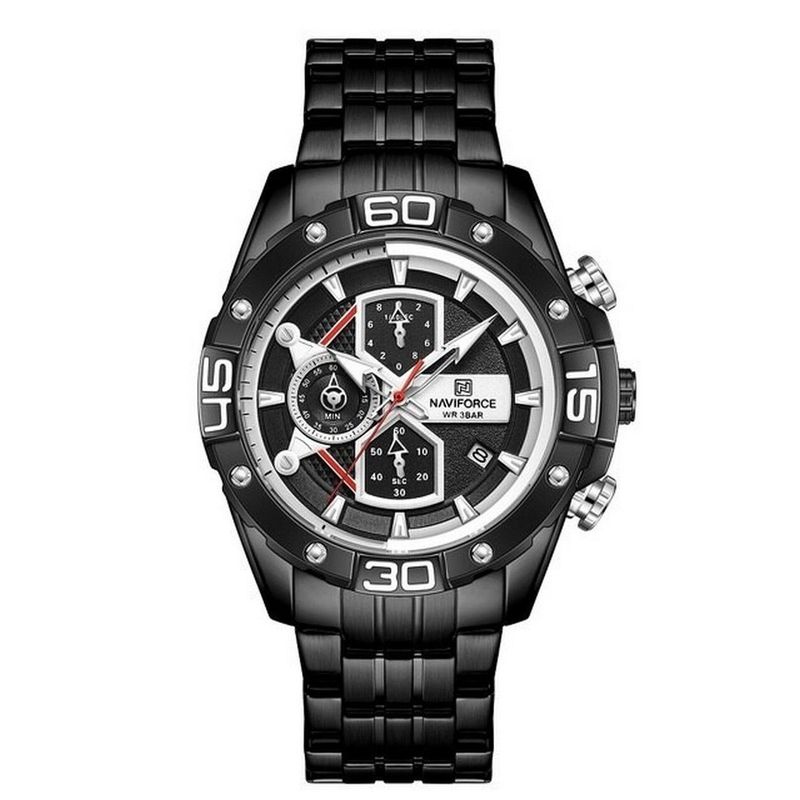 NAVIFORCE - Reloj Naviforce Original Nf 8018m Cronografo  Estuche