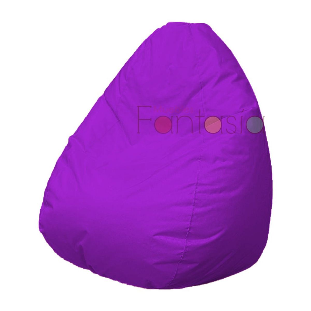 MUEBLES FANTASIA - Puff Pera Lona Grande Violeta Muebles fantasía