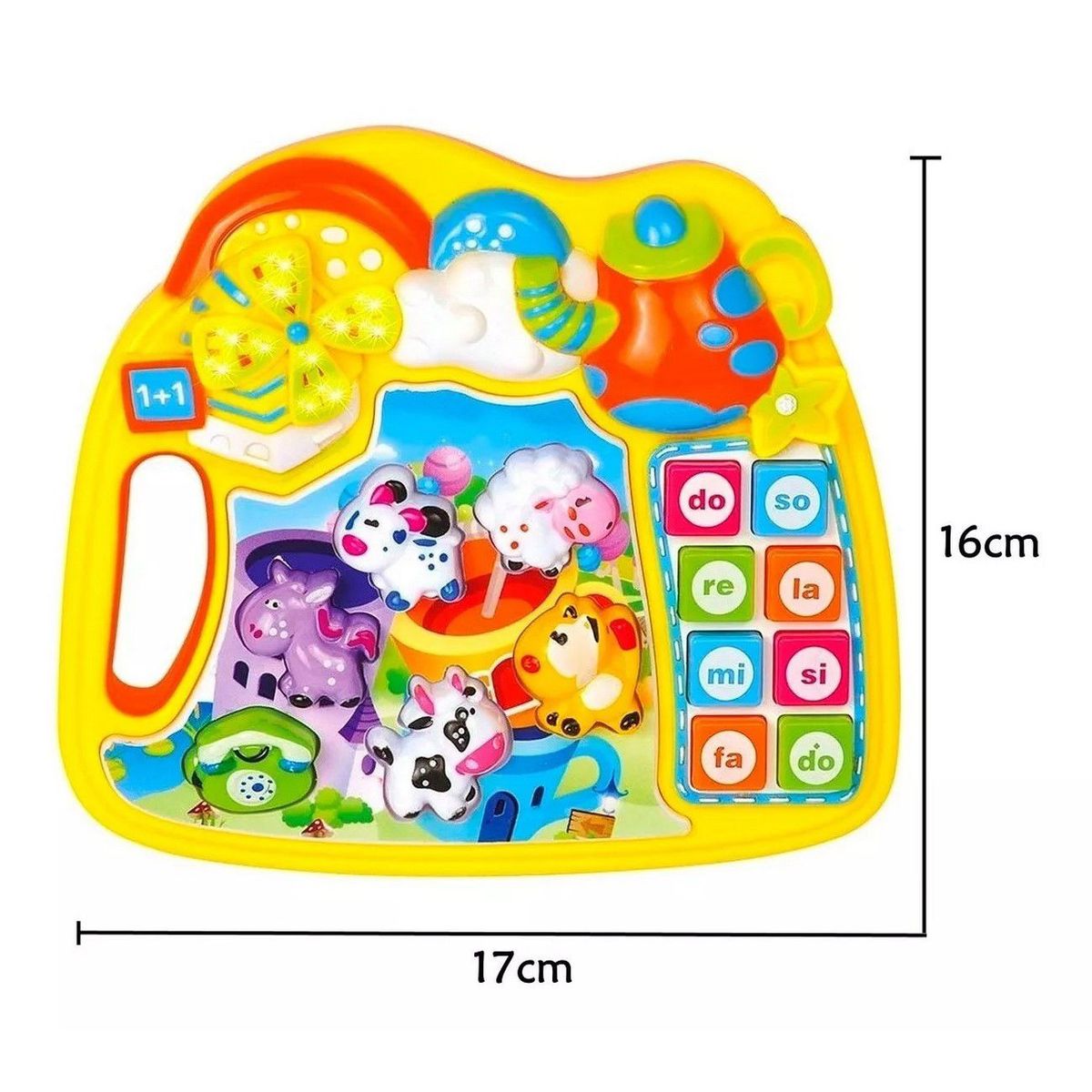 DAYOSHOP - Piano Granja Sonido Animales Y Notas Musicales