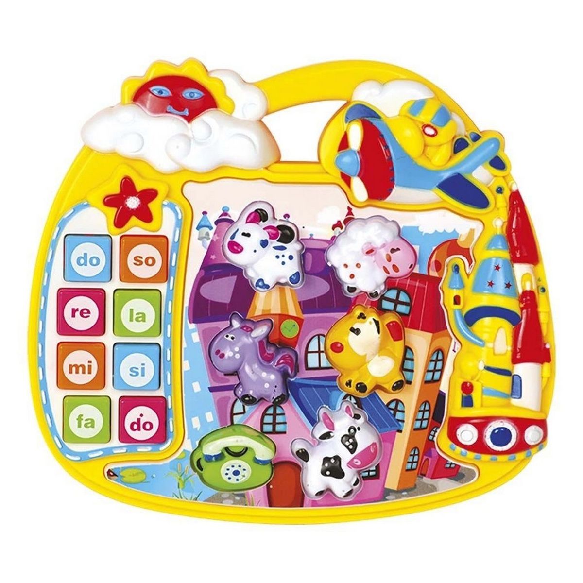 DAYOSHOP - Piano Ciudad Sonido Animales Y Notas Musicales