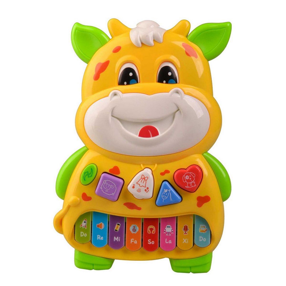 DAYOSHOP - Piano Vaca Grande Juguete Sonido Y Nota Musicales