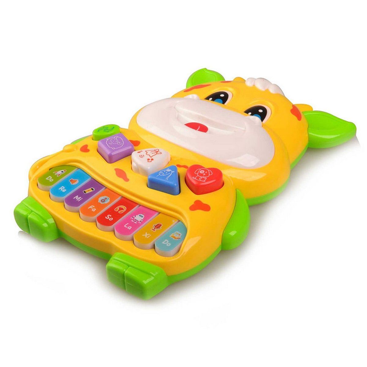 DAYOSHOP - Piano Vaca Grande Juguete Sonido Y Nota Musicales