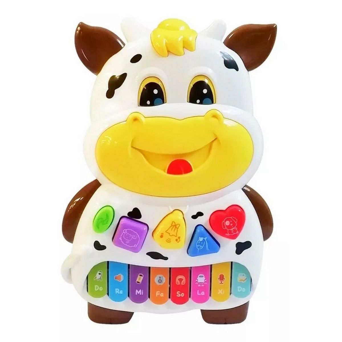 DAYOSHOP - Piano Vaca Grande Juguete Sonido Y Nota Musicales