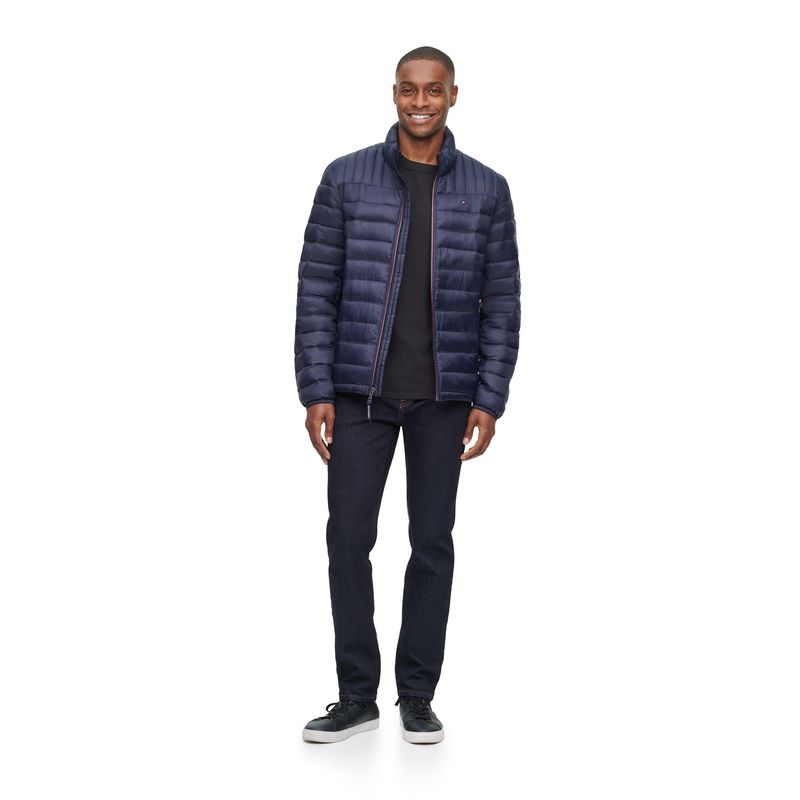 TOMMY HILFIGER - Chaqueta azul acolchada Tommy Hilfiger