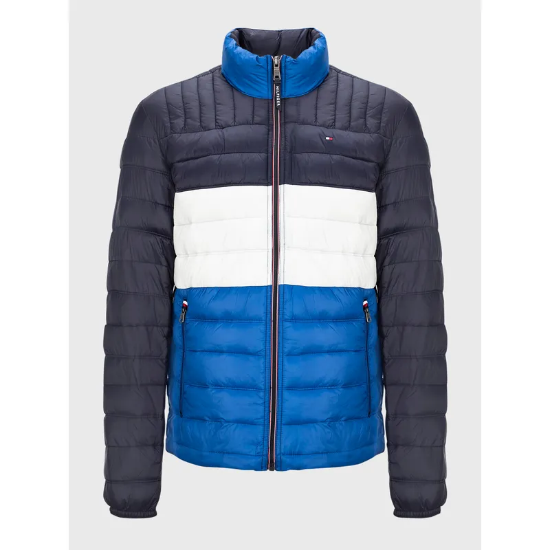 TOMMY HILFIGER - Chaqueta azul acolchada Tommy Hilfiger