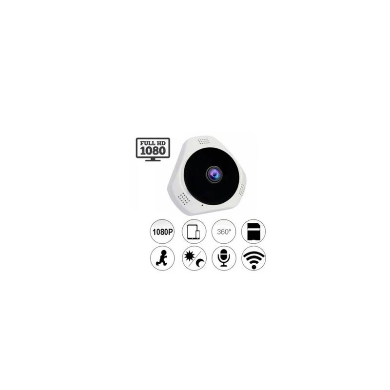 GENERICO - Camara ip triangular ojo de pez tipo sensor  yosee