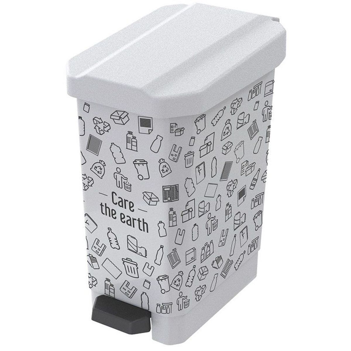 ESTRA - Estra Papelera Estrabins De Pedal 22 Lt Blanco