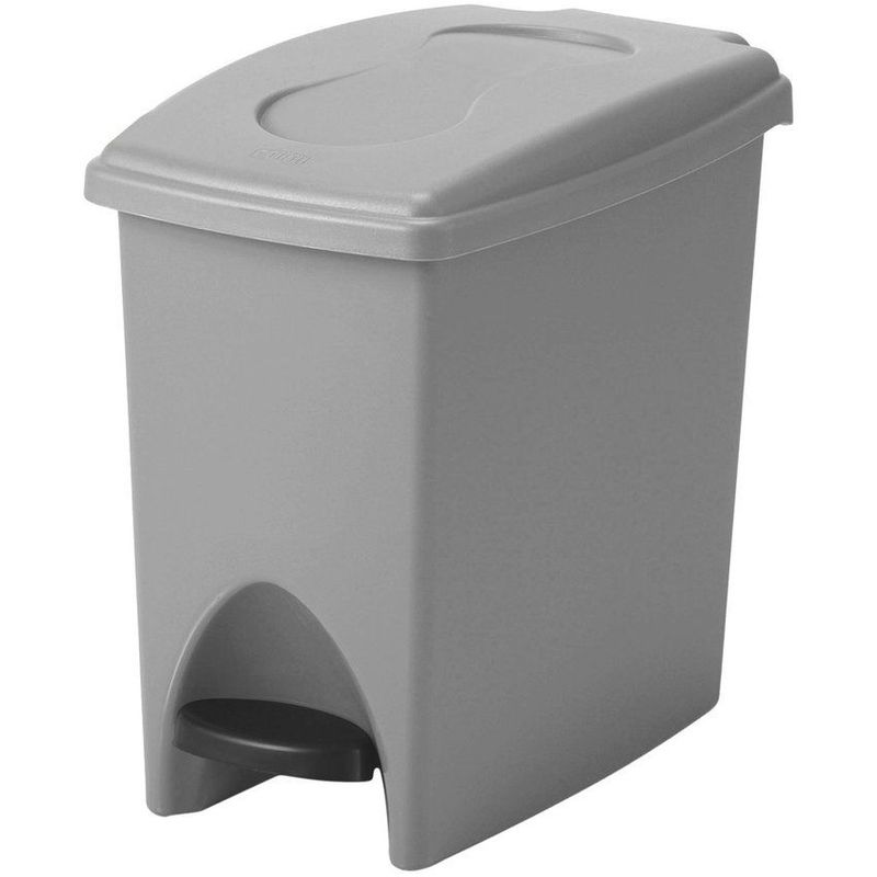 ESTRA - Estra Papelera De Pedal 10 Lt Gris