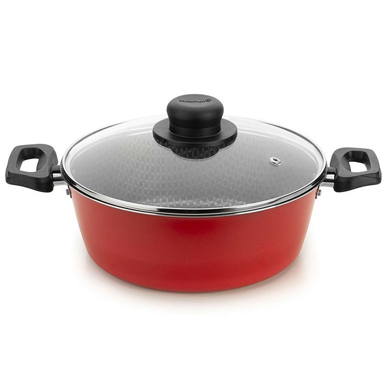 MUEBLES 2020 - Olla con Tapa Basic 20 cm Rojo