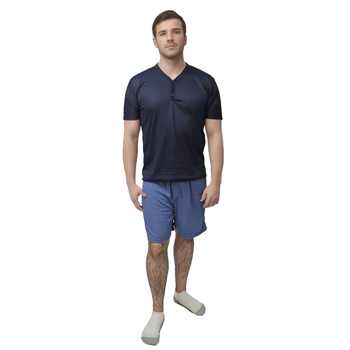 ROMANELLA - Pijama de  short Criestian CC para hombre Romanella