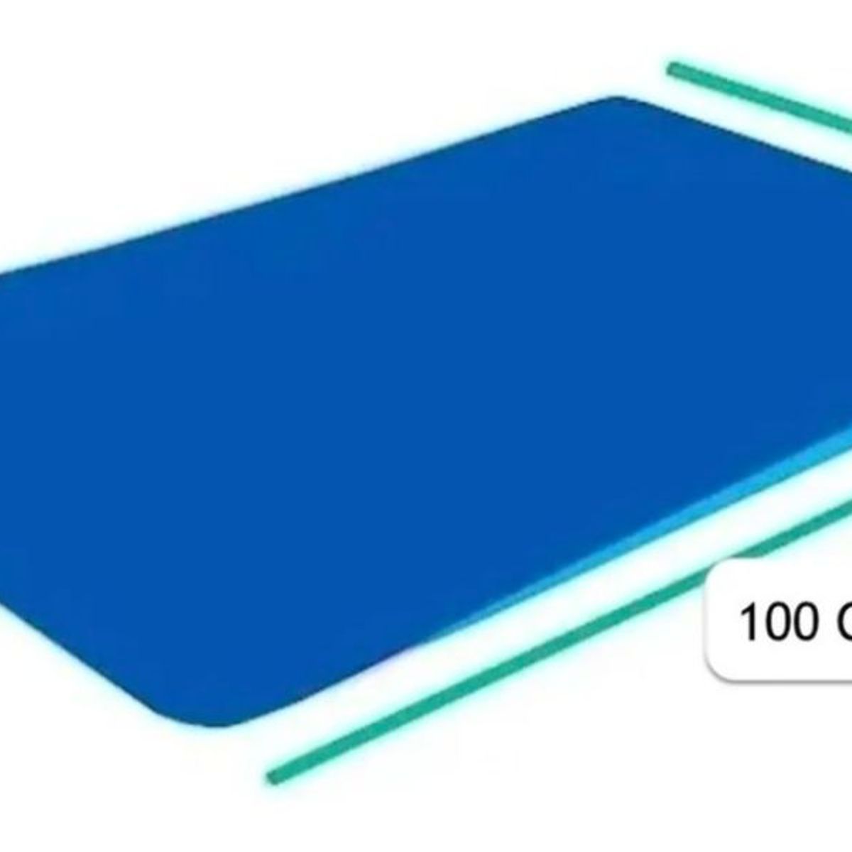 GENERICO - Colchoneta de corral para bebe 100x70x7cm bebes - azul