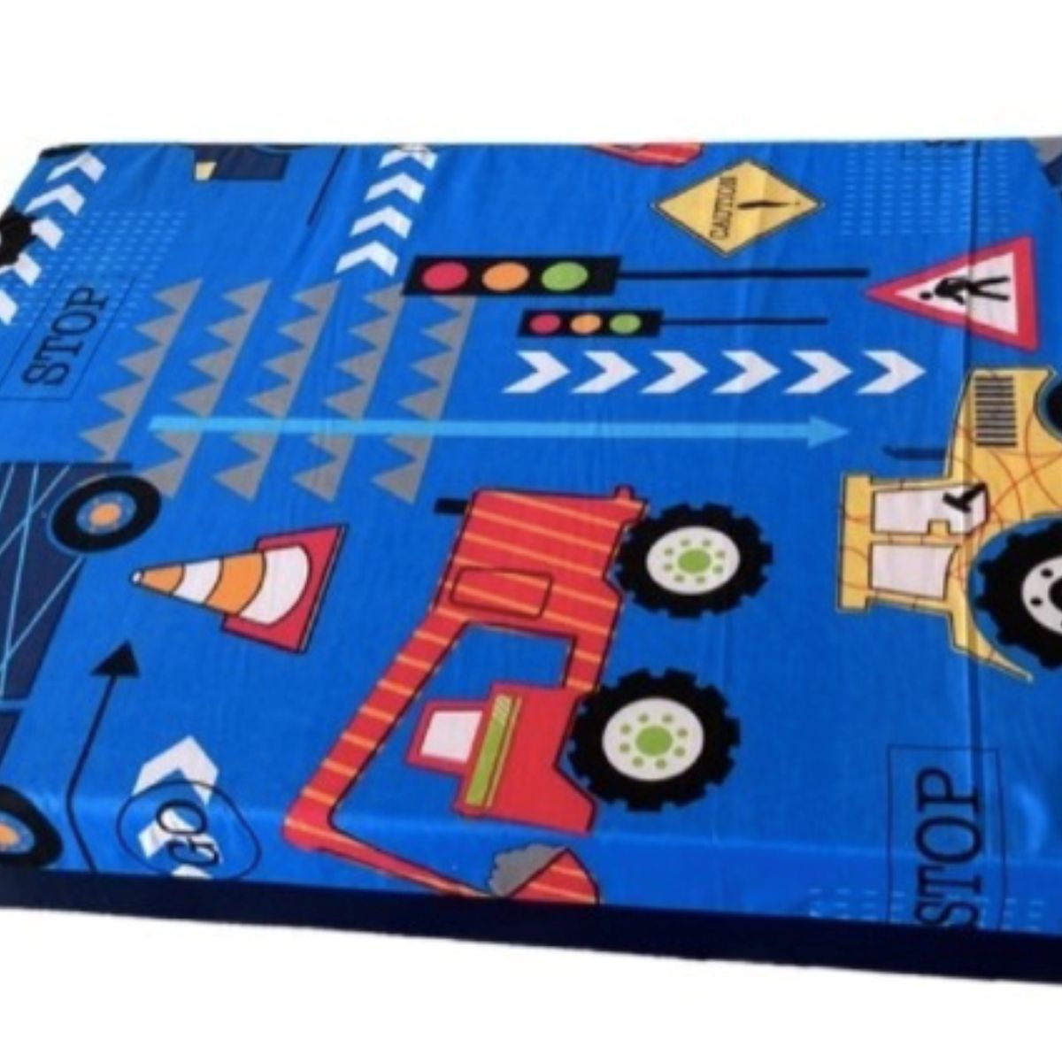GENERICO - Colchoneta de corral para bebe 90x60x12cm bebes - Azul
