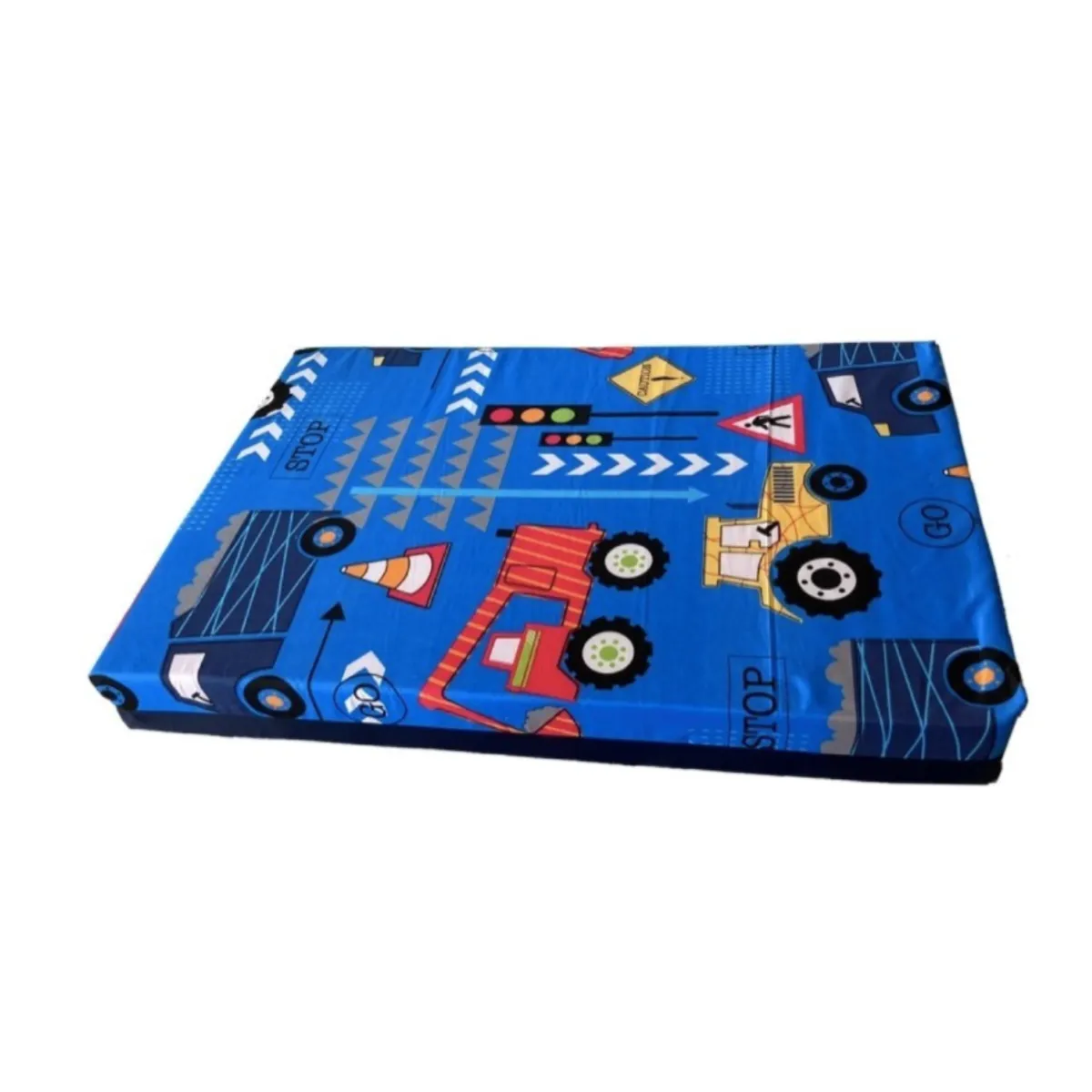 GENERICO - Colchoneta de corral para bebe 90x60x12cm bebes - Azul