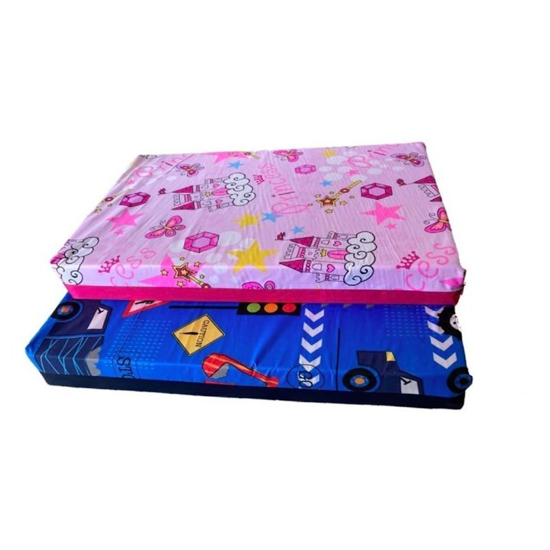 GENERICO - Colchoneta de corral para bebe 90x60x12cm bebes - Azul