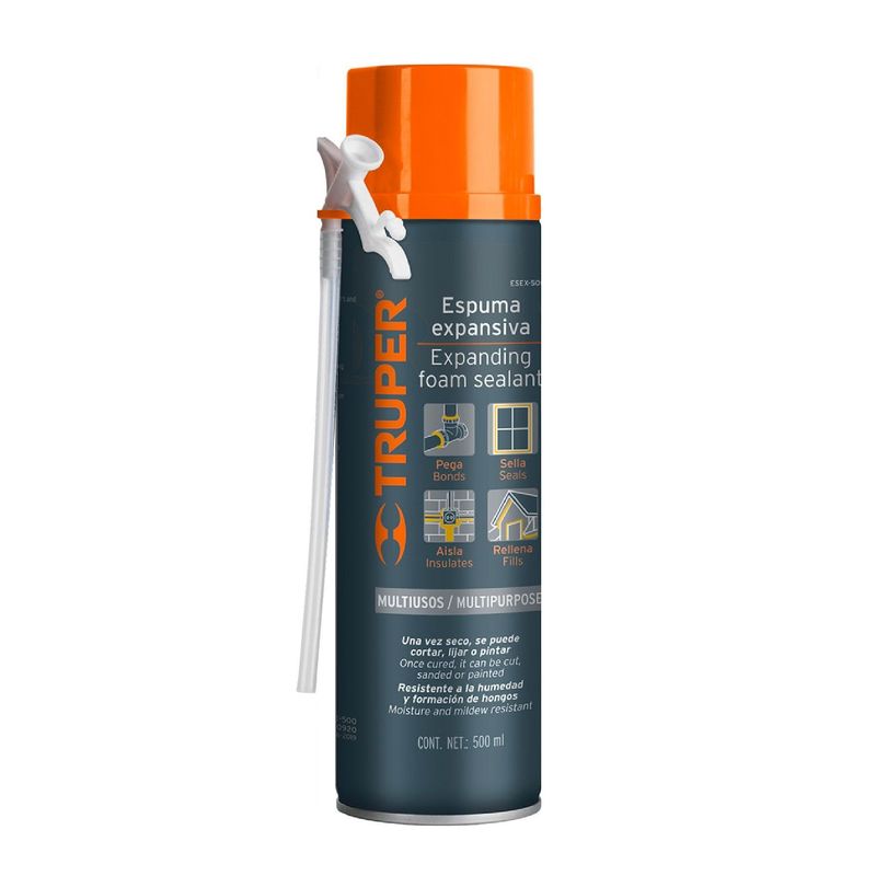 TRUPER - Espuma expansiva de 500 ml, Truper