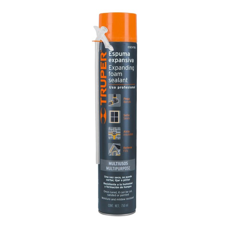 TRUPER - Espuma expansiva de 750 ml, Truper