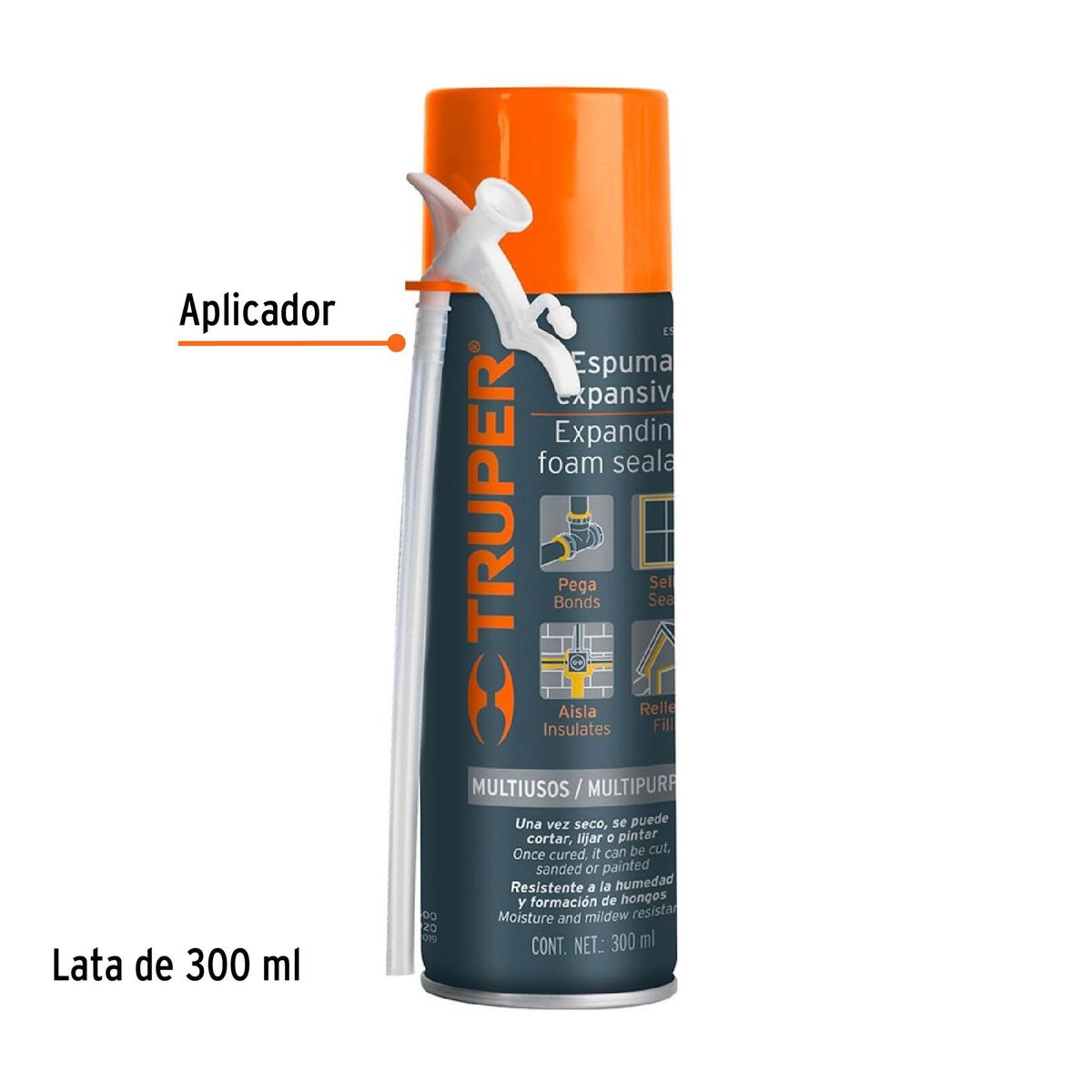 TRUPER - Espuma expansiva de 300 ml, Truper
