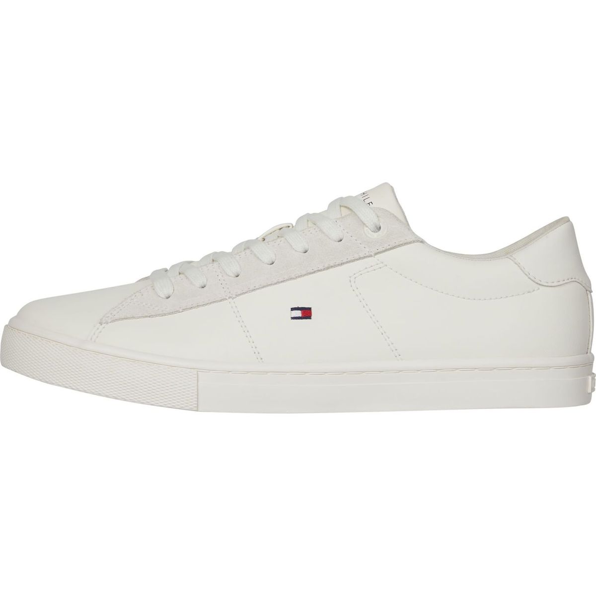 TOMMY HILFIGER - Tenis Básica De Cuero Hombre Negro Tommy Hilfiger