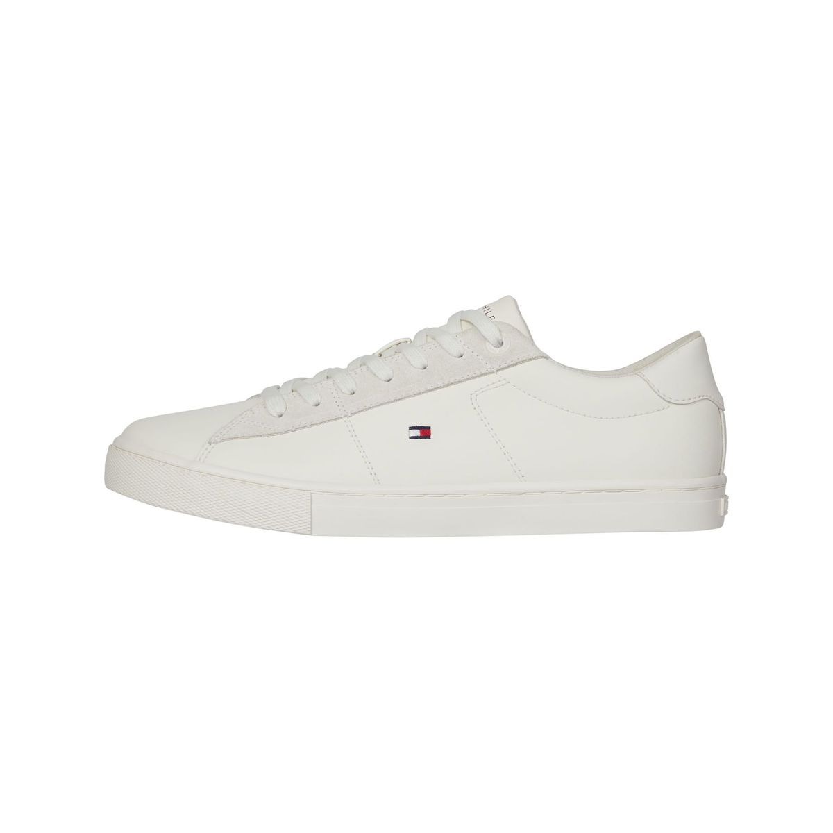 TOMMY HILFIGER - Tenis Básica De Cuero Hombre Negro Tommy Hilfiger