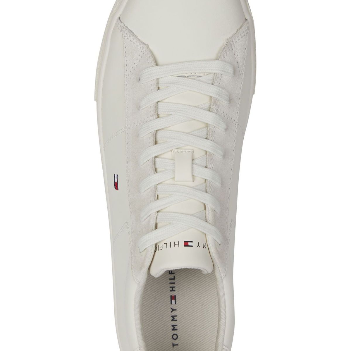 TOMMY HILFIGER - Tenis Básica De Cuero Hombre Negro Tommy Hilfiger