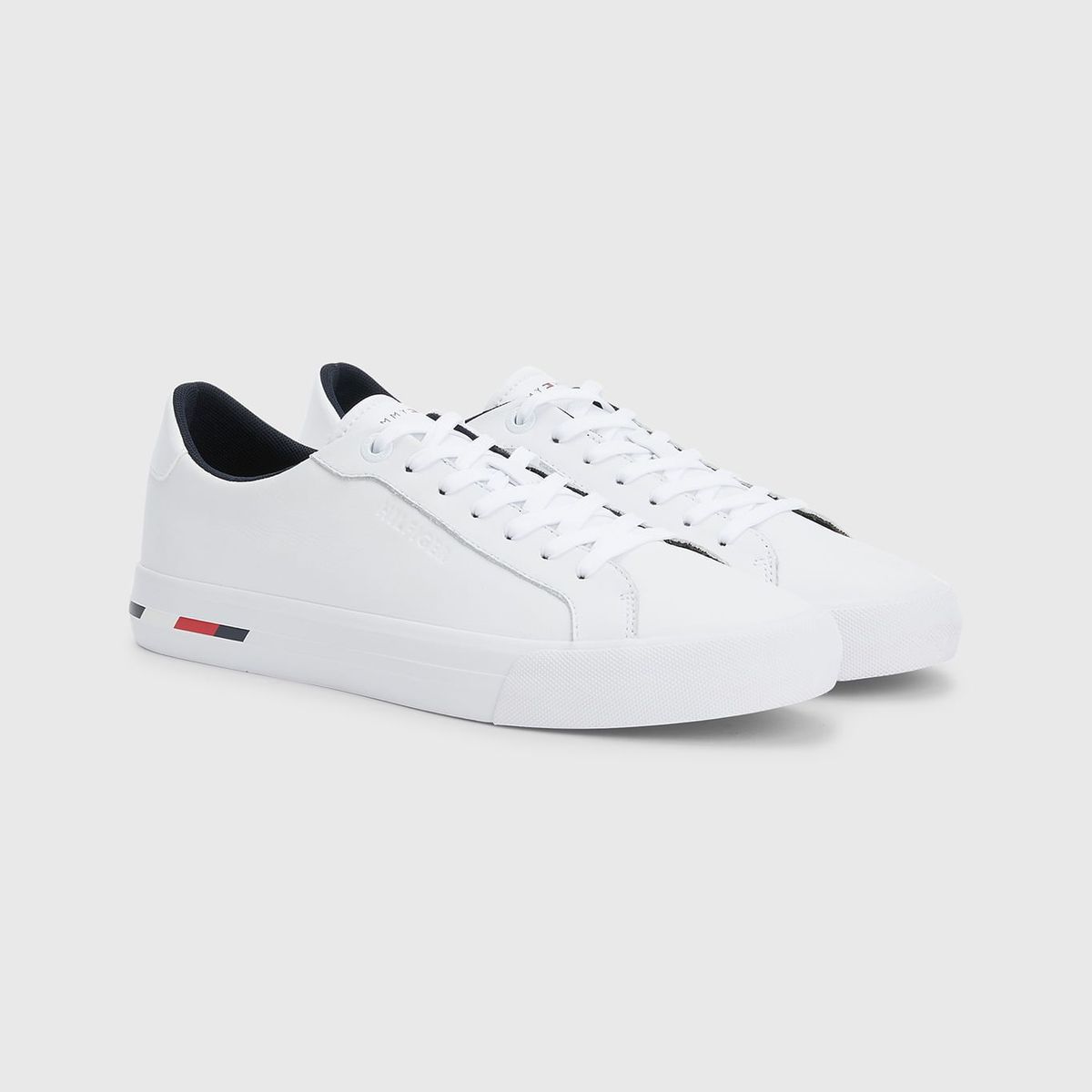 TOMMY HILFIGER - Tenis Th Modern De Cuero Hombre Blanco Tommy Hilfiger