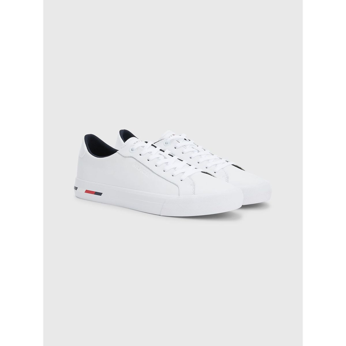 TOMMY HILFIGER - Tenis Th Modern De Cuero Hombre Blanco Tommy Hilfiger