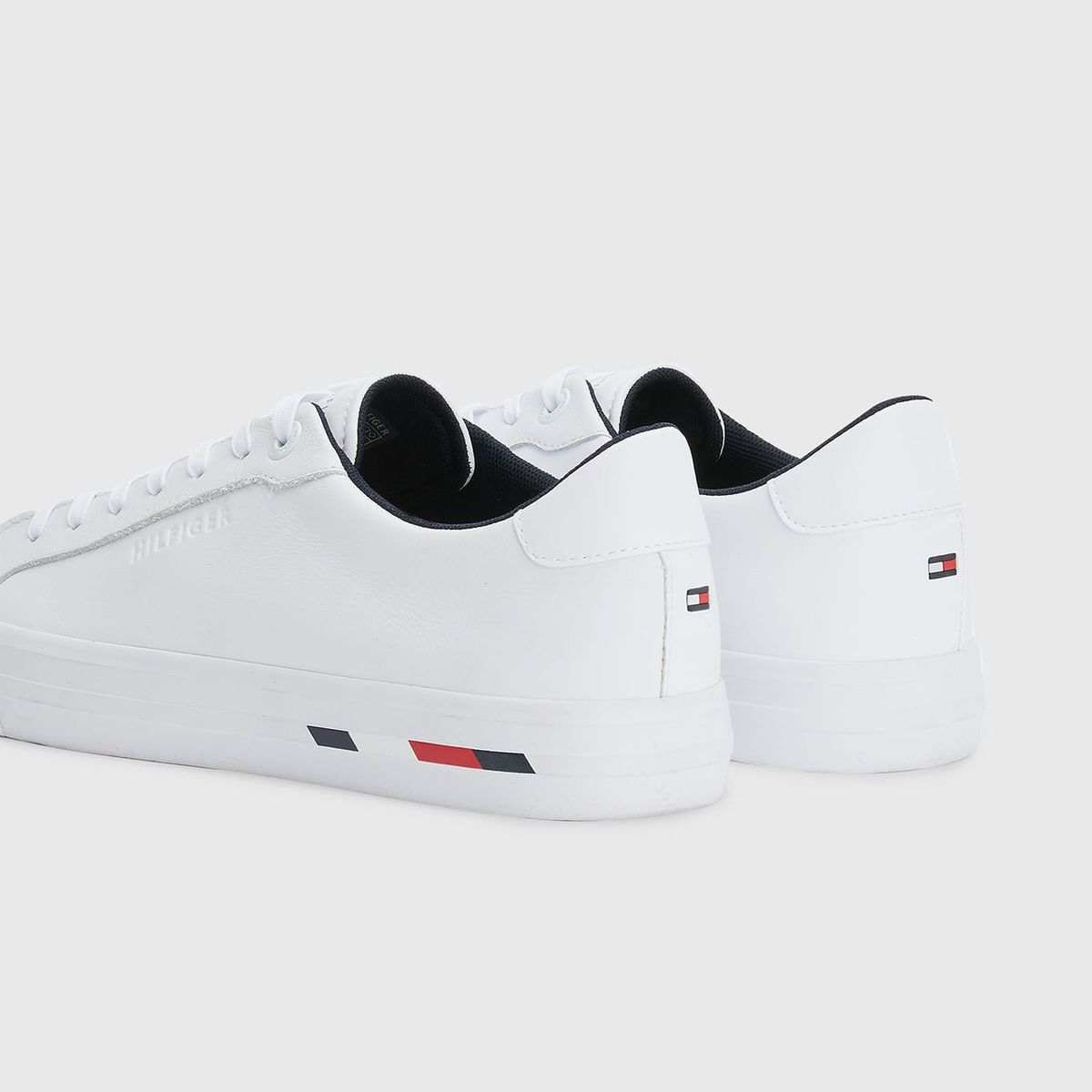 TOMMY HILFIGER - Tenis Th Modern De Cuero Hombre Blanco Tommy Hilfiger