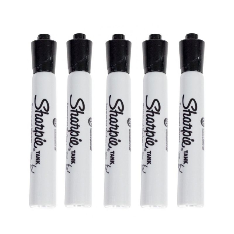 SHARPIE - Marcador Permanente Sharpie Tank Negro x5