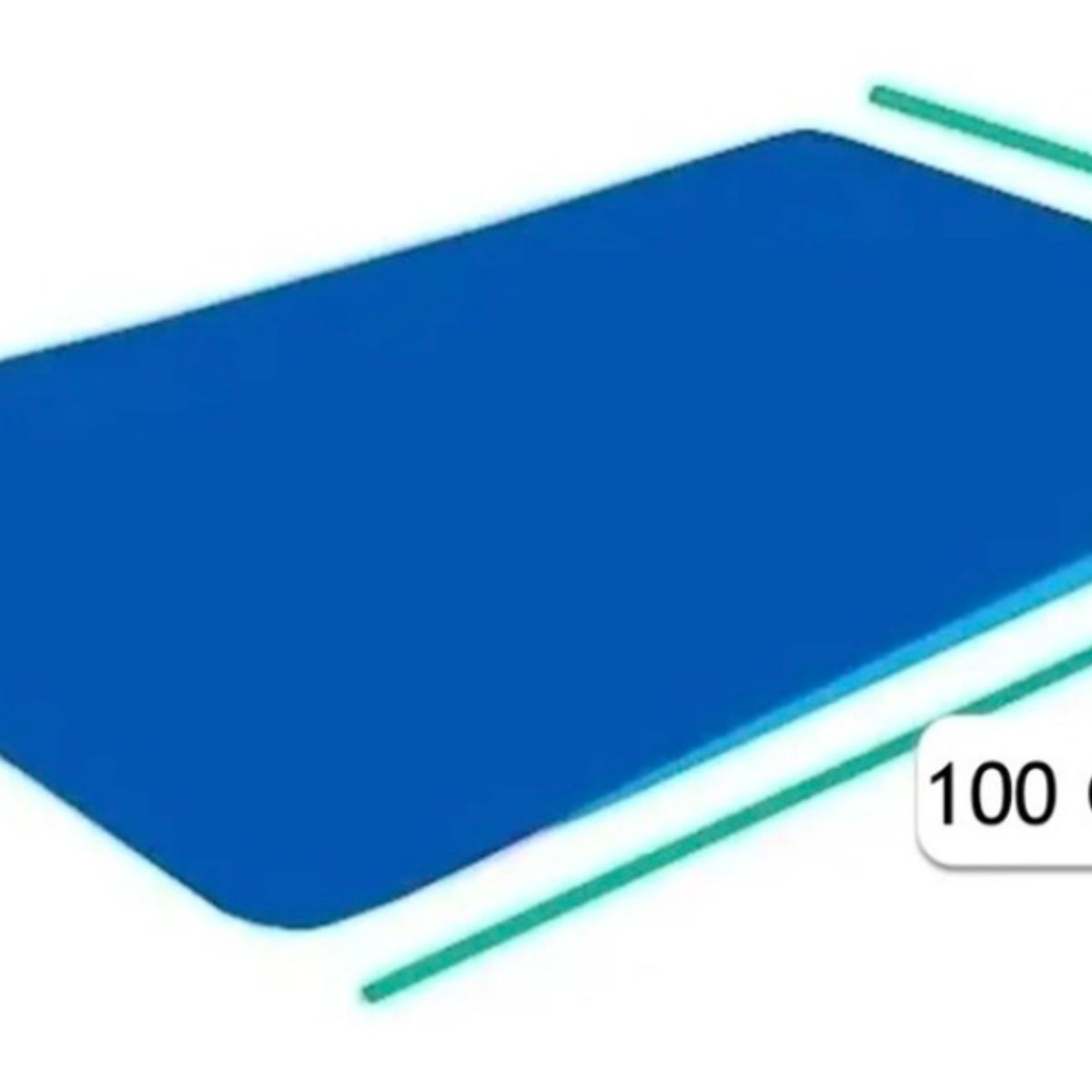 STALION - Colchoneta de corral para bebe 100x70x12cm bebes - Azul