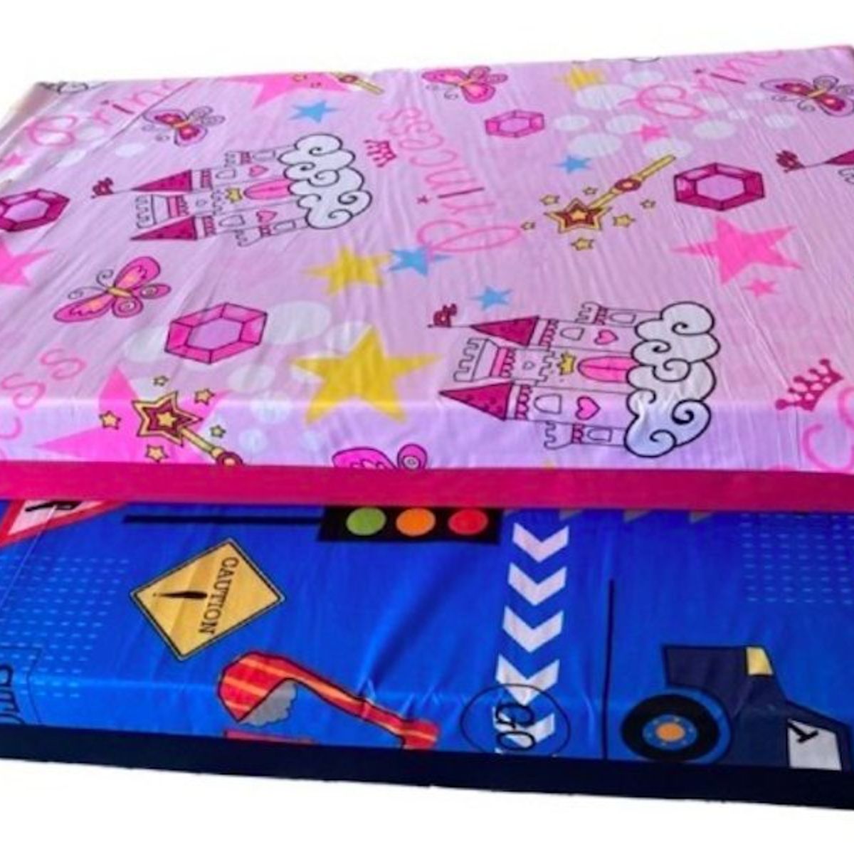 STALION - Colchoneta de corral para bebe 110x70x12cm bebes - Azul