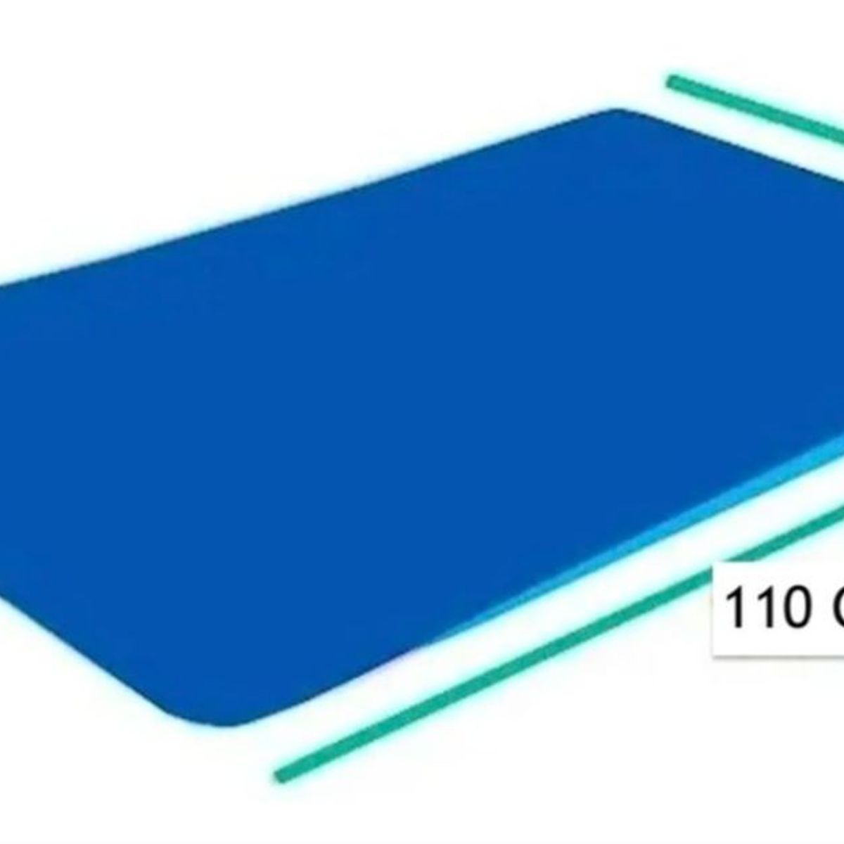 STALION - Colchoneta de corral para bebe 110x70x12cm bebes - Azul