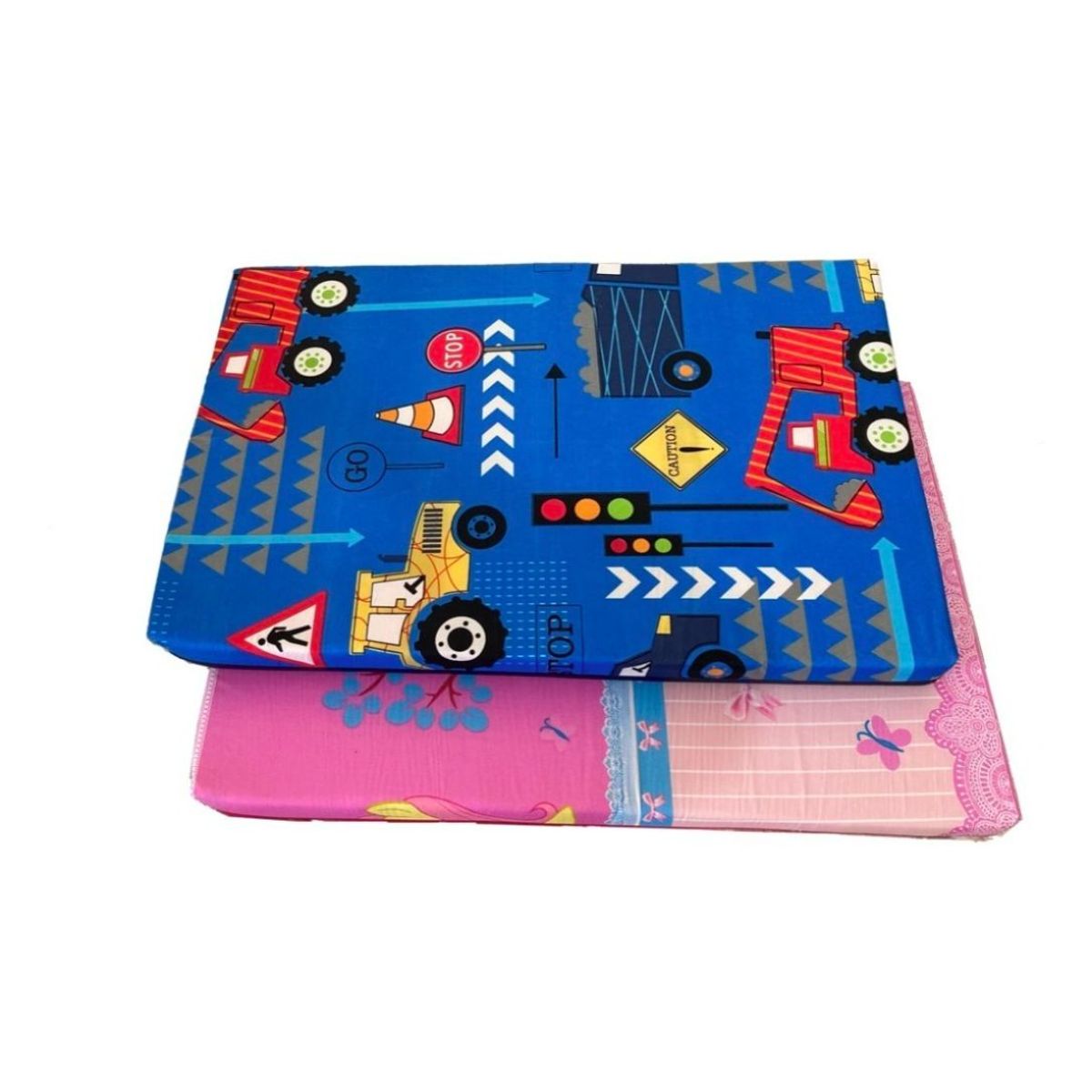 STALION - Colchoneta de corral para bebe 100x70x7cm bebes - Rosado