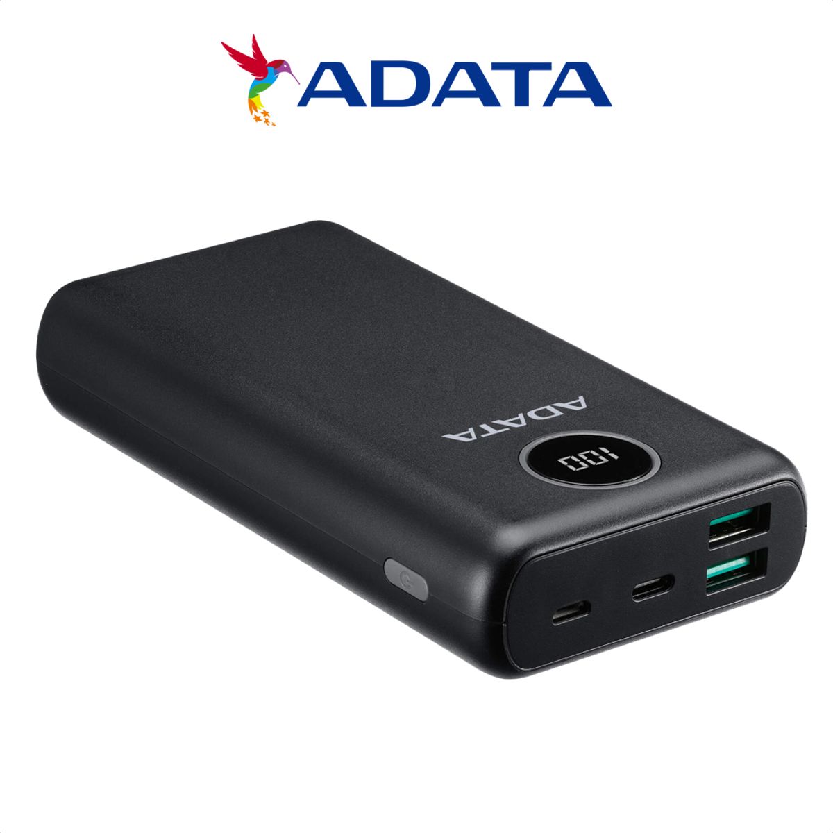 ADATA - Power Bank 20000mah Carga Rápida Qcpd Adata P20000QCD Negro