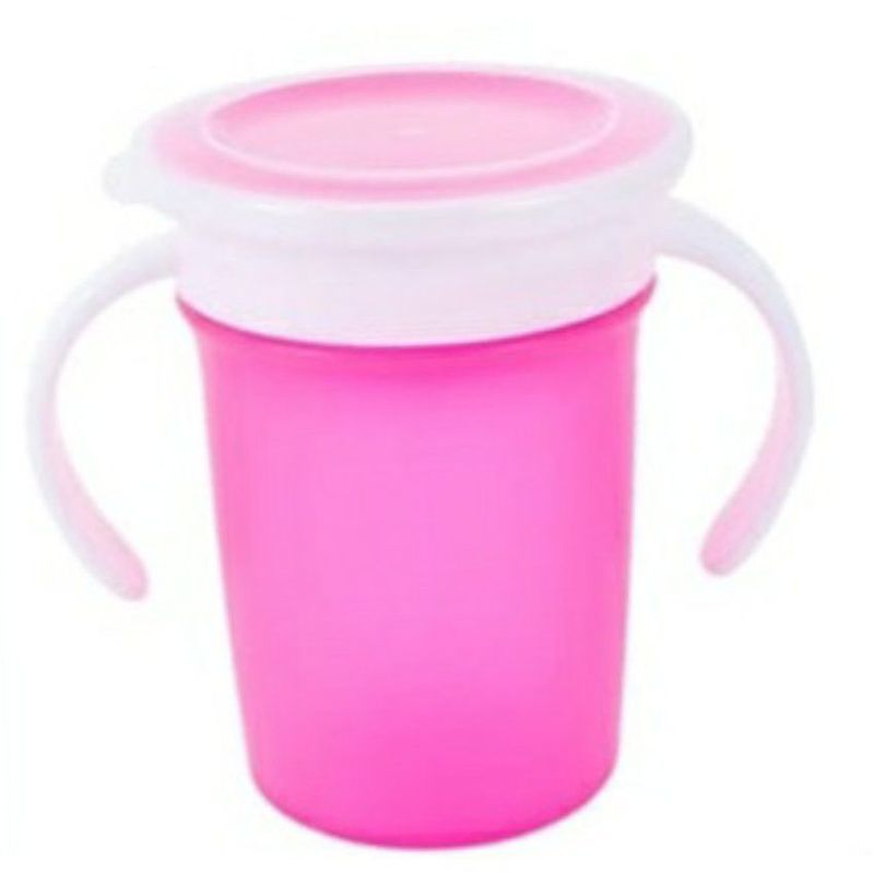 ENFANT'ASY - Vaso antiderrame 360 antigoteo para bebe FUCSIA