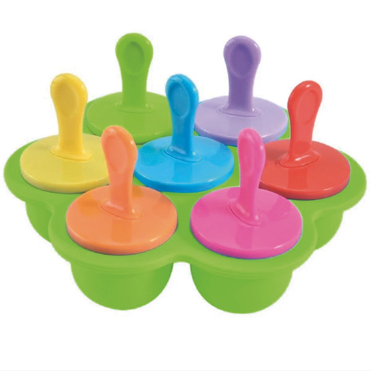 ENFANT'ASY - Molde de paletas en silicona para bebe Verde-