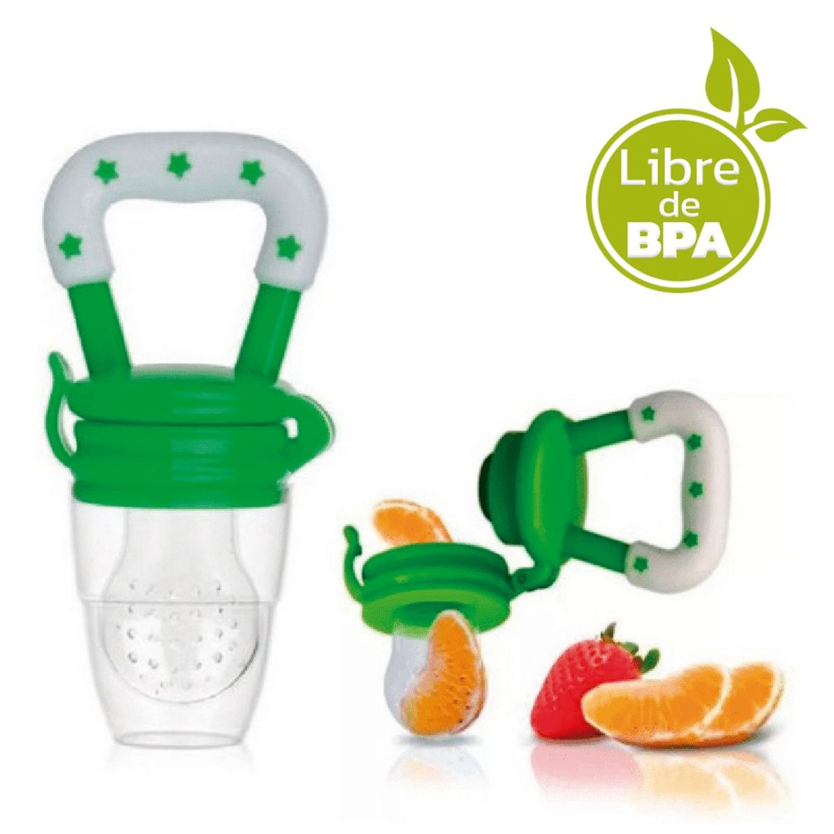 ENFANTASY - Chupo de fruta o verdura para bebe Verde