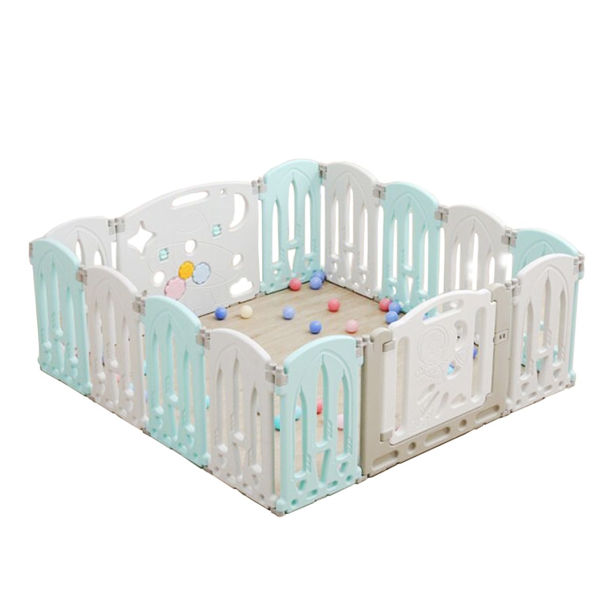 ENFANT'ASY - Corral área de juego modulable y plegable playpen-