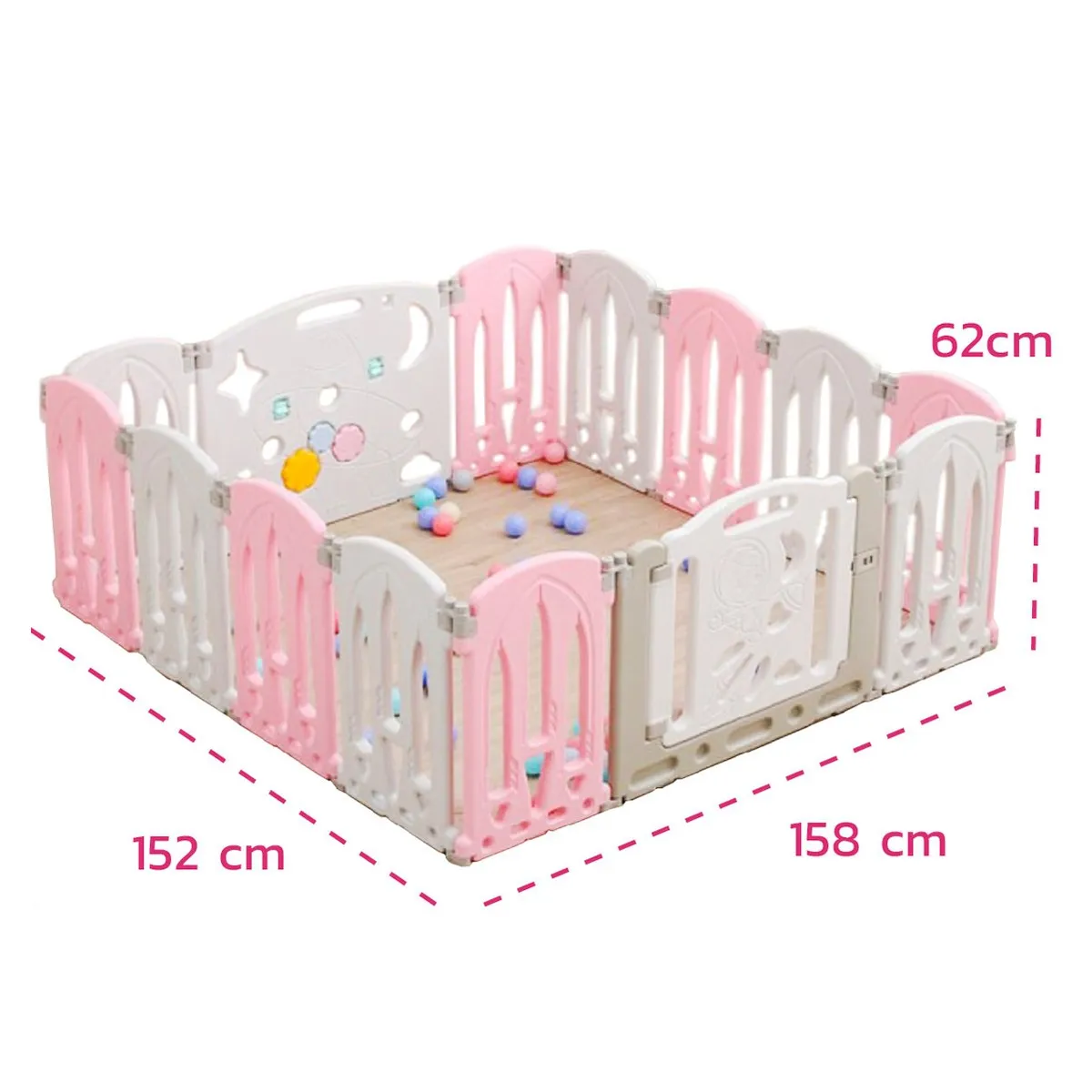 ENFANT'ASY - Corral área de juego modulable y plegable playpen