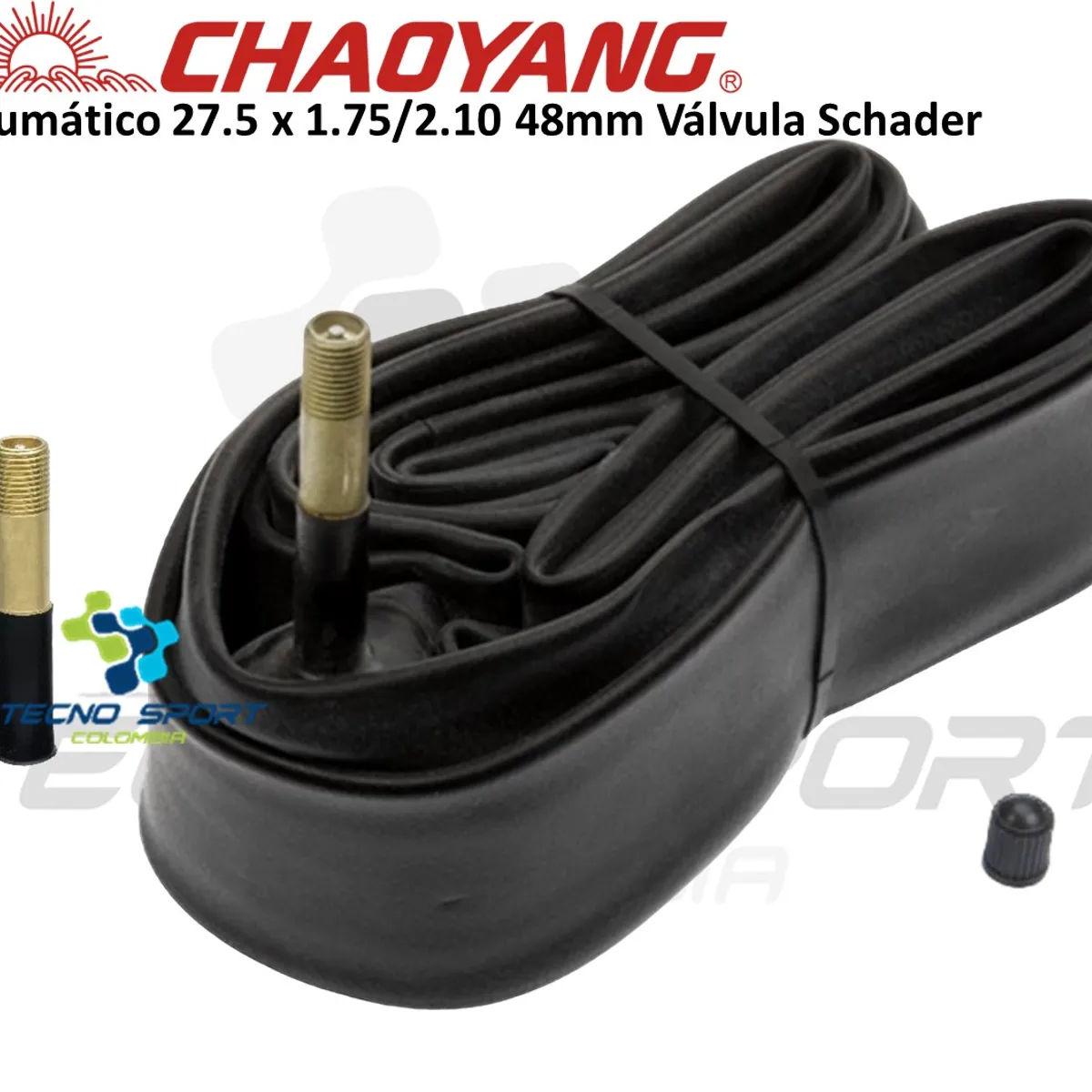 CHAOYANG - Neumático Bicicleta 275x175210 Chaoyang Valvula 48mm Sch