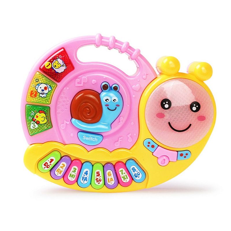 DAYOSHOP - Piano Caracol Luces Juguete Sonido Y Nota Musicale