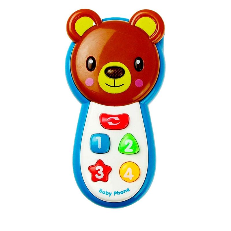 DAYOSHOP - Teléfono Celular Juguete Musical Oso Bebe Niños