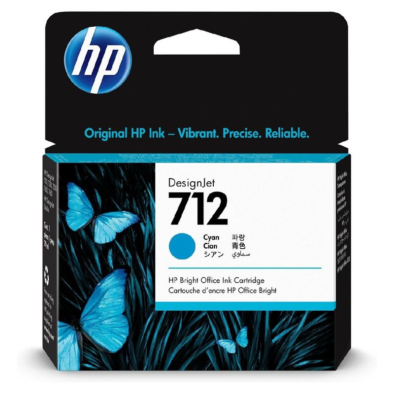 HP - Cartucho de Tinta Hp DesingJet 712 Cian 29ml