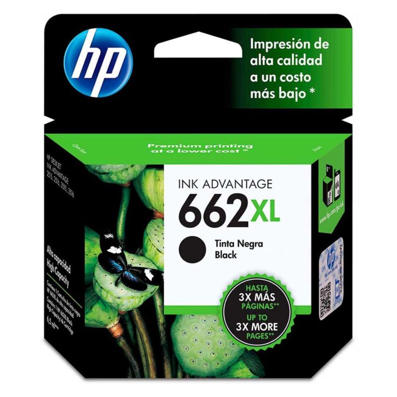 HP - Cartucho De Tinta Hp 662xl Negra