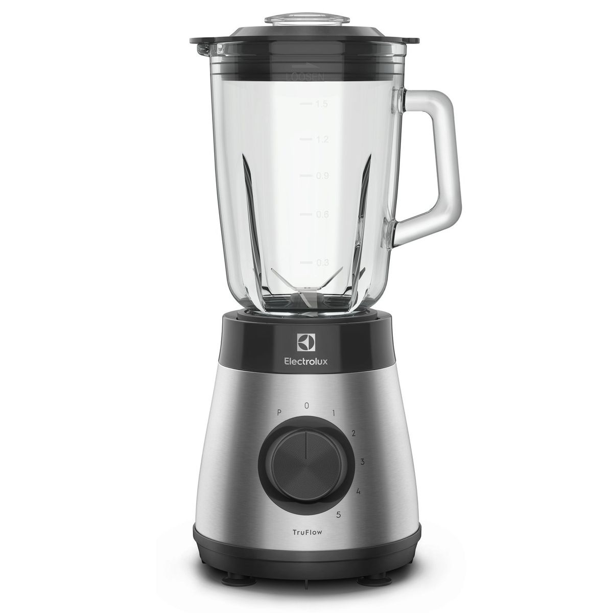 ELECTROLUX - Licuadora Electrolux 15L 500W Jarra de Vidrio y Tecnologia TruFlow Gris EBS30