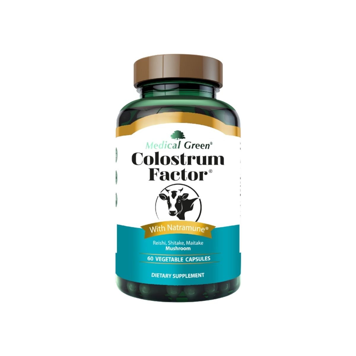 MEDICAL GREEN - Colostrum Factor con nutramune - 60 capsulas