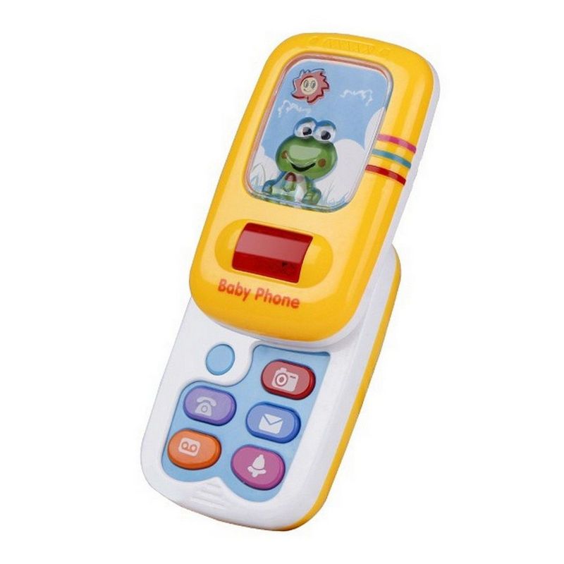 DAYOSHOP - Teléfono Celular Rana Sol Juguete Luces Bebe Niño
