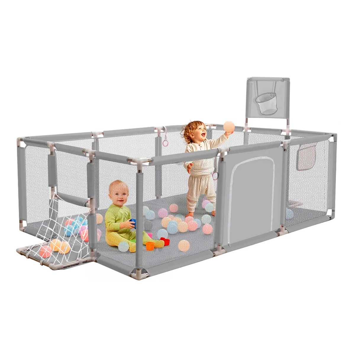 ENFANT'ASY - Corral De Juegos Bebes Con Canchas 190 X 130.-