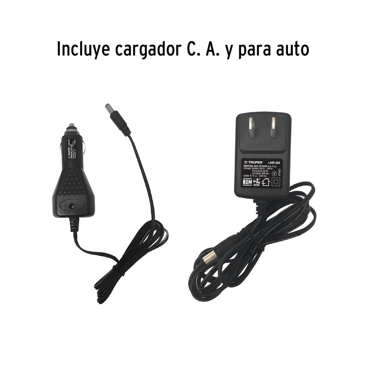 TRUPER - Lámpara recargable de LED 300 lm alta potencia, Truper