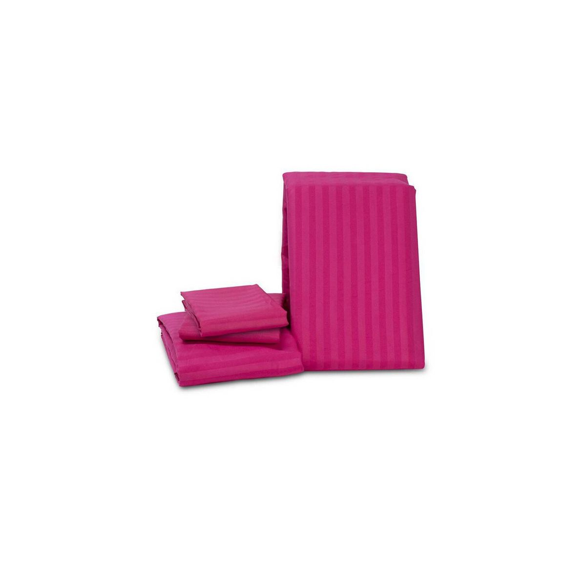 REALTEX - Juego de sabanas microfibra doble fucsia